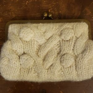 Jcrew knit clutch